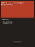 OSHA Meridian Certification Press OSHA 30-Hour Construction Safety Study Guide 2026