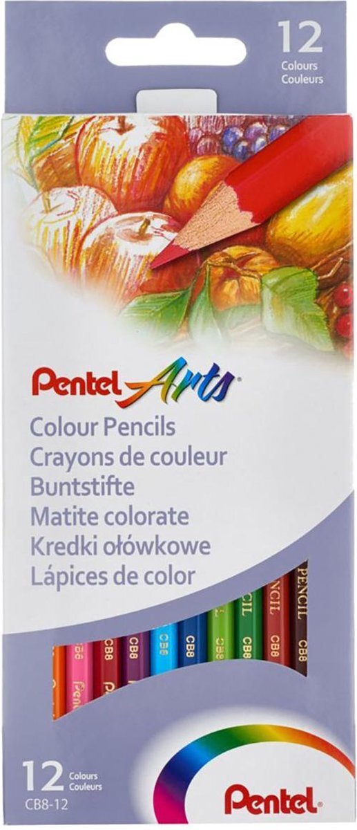 Pentel kleurpotloden - set van 12 potloden