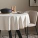 NOUS Living Tafelkleed Rond (Ø160 cm) Zand/Off White Katoen
