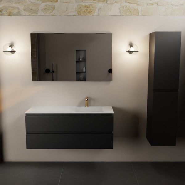 Mondiaz Aivy badmeubelset - 120cm - Talc - Rechts