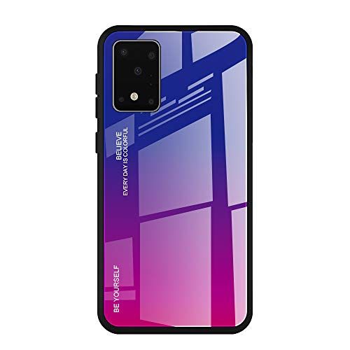 Hülle Hülle Gradient Color Anti-Scratches Glass Case Compatibel met Samsung Galaxy S11e