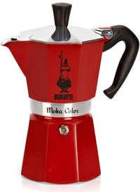 Bialetti Moka Express - Rood - 6 kops - Aluminium - Moka pot