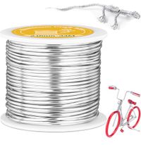 VynyQoo Aluminiumdraad, 2mm, 33M Zilver