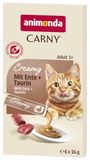 Carny Creamy Adult met eend + taurine 6 x 16 g