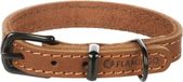 Flamingo Hond Halsband Montana Cognac XS 19,5-25,5cm 12mm