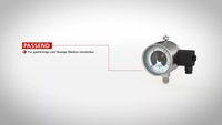 RIEGLER 102613-3307 Contactmanometer, G 1/2 radiaal onderaan, Mes. 0-40,0 bar, Ø 160, 1 stk