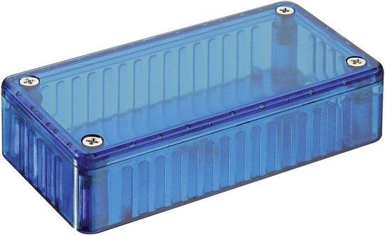Hammond Electronics 1591 ATBU Universele behuizing 100 x 50 x 25 Polycarbonaat Blauw 1 stuk(s)
