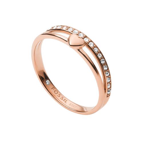 Fossil Vintage Glitz JF03460791 Ring - RVS - 2021