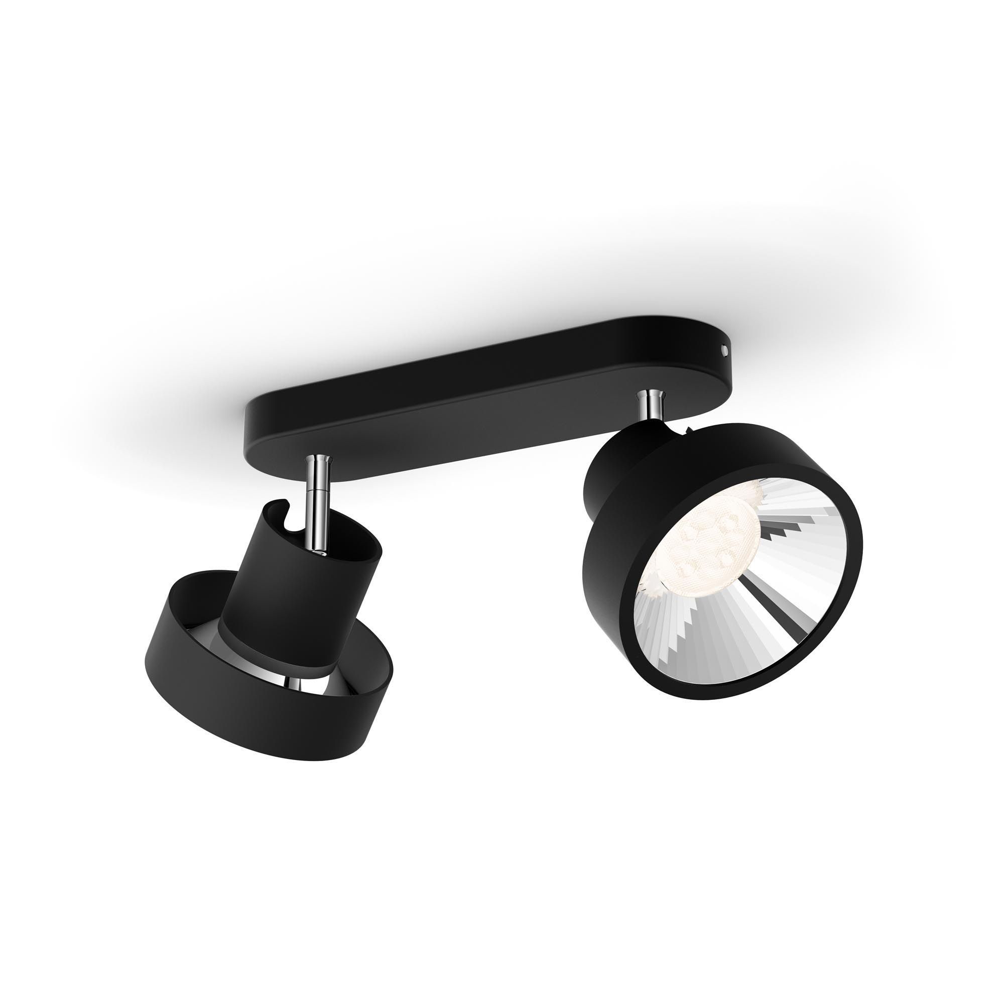 Philips myLiving Three light settings Bukko double spot light