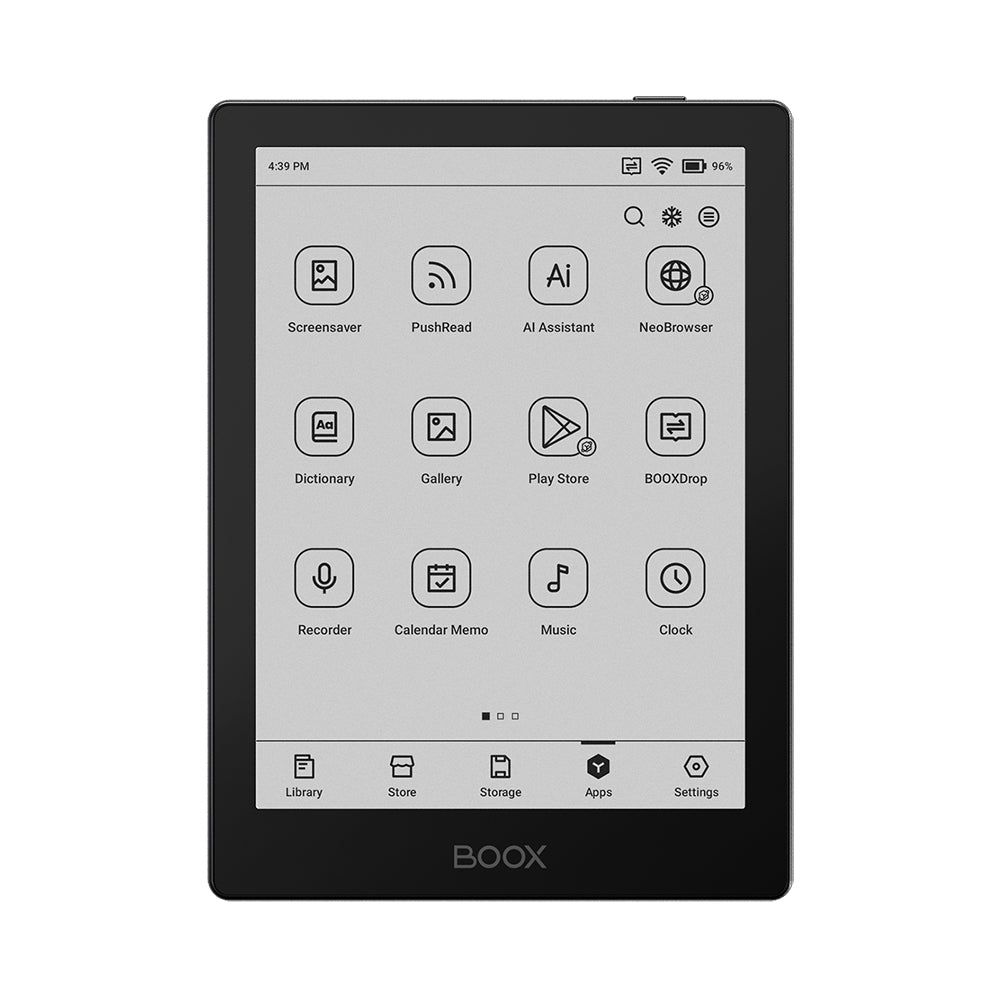 Onyx BOOX Go 6 Black e-inkt e-reader - 6" Touchscreen 32GB - Android 11