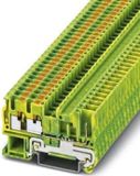 Phoenix PT 2.5-TWIN/1P-PE Groen, Geel aardrijgklem - 3209659