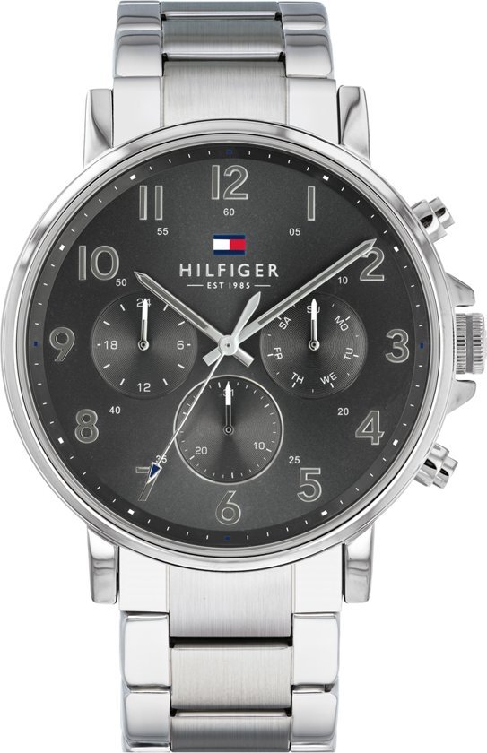 Tommy Hilfiger TH1710382 Horloge - Staal - Zilverkleurig - Ã˜ 44 mm