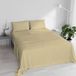 Italian Bed Linen Elegante beddengoedset (plat 240x270, hoeslaken 170x200cm+2 kussenslopen 50x80cm), crème, dubbel