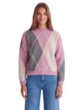 Street One Studio Pull à col rond pour femme 3017878 avec motif Argyle