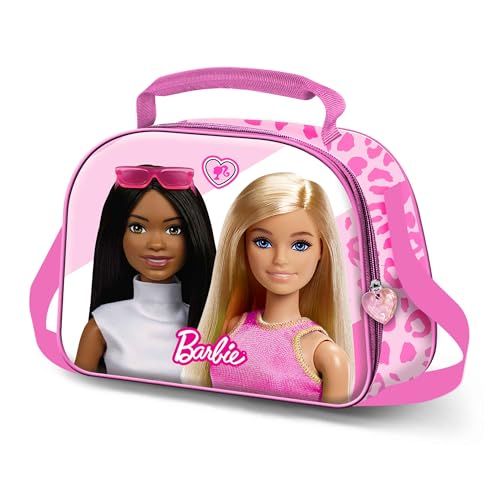 Barbie Fashion 3D lunchtas, roze, 10 x 26 cm, roze, Eén maat, 3D Lunch Tas Mode