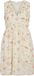 VILA VIEMMA S/L V-NECK SHORT DRESS/KA Dames Mini jurk Polyester Pastelgroen/Lichtoranje/Pastelroze/Wolwit