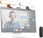 NEEWER Basics 12W Dual Monitor Lamp Bar met standaard, LED-lamp voor Home Office Videoconferentie VideoLicht Computer Laptop Webcam Zoom Streaming, Bi Color Remote/Touch Control Dimbaar, L10