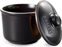 Römertopf BBQ vuurpan keramische stoofpan met deksel ø 12,5(H): 13,0cm | 0,6 l