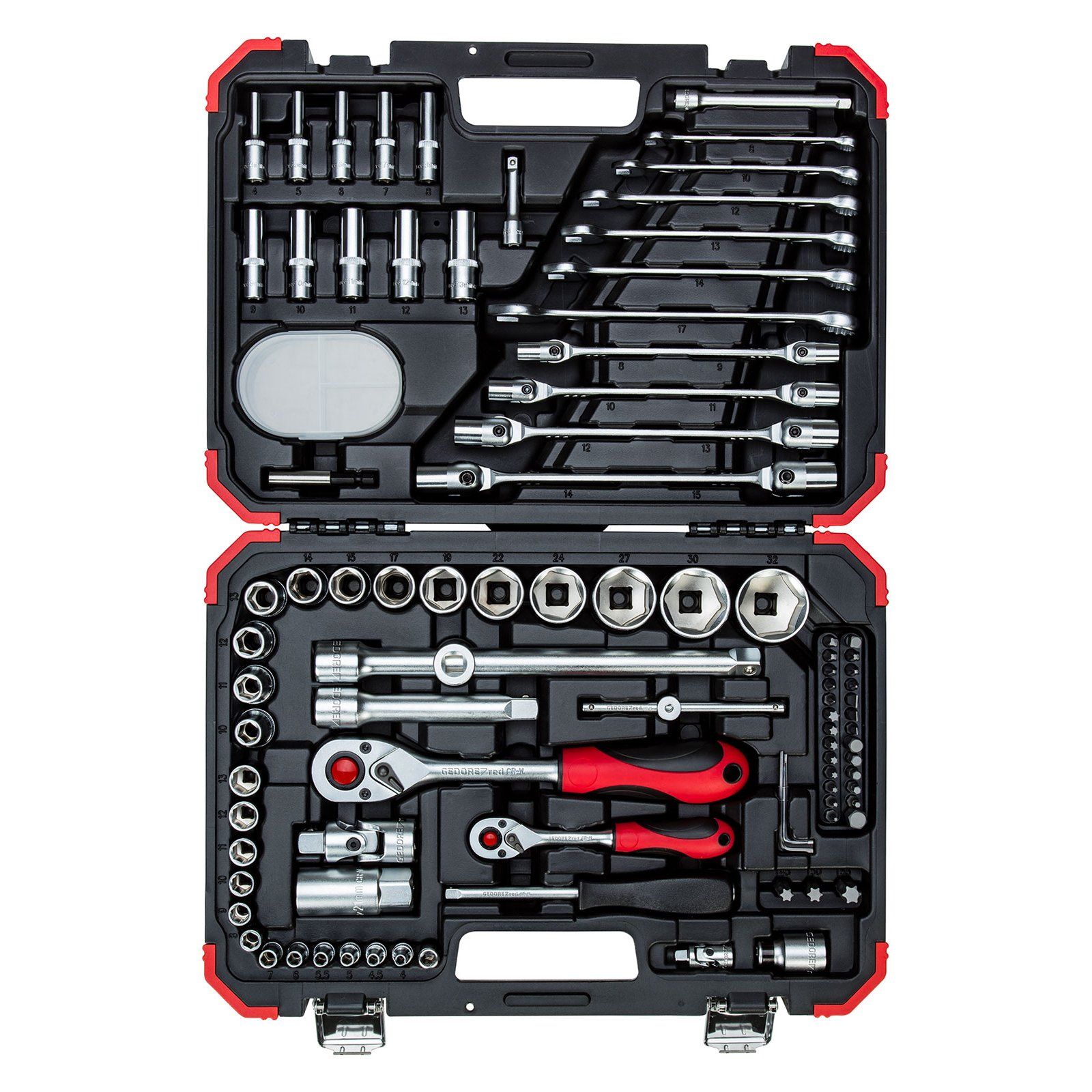 Gedore RED R46003092 Dopsleutelset - 92-delig - 1/4'' en 1/2''