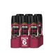 AXE Déodorant pour hommes – Cherry Fizz – collection Prestige – spray anti-transpirant – fraîcheur 72 heures non-stop – parfum frais de pomme, eucalyptus, ambre et cerise – 6 x 150 ml