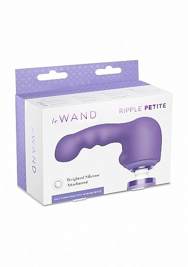 Le Wand Petite Ripple Attachment Cover - Violet - Siliconen - Paars