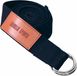 Gorilla Sports Yoga riem - 260 x 3,8 cm - Katoen - Gesp - Zwart