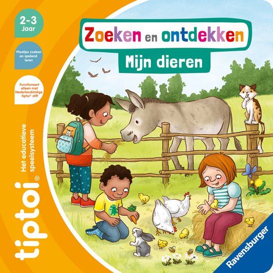 tiptoi Ravensburger Tiptoi Boek Zoeken en Ontdekken: Mijn Dieren