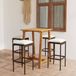Maison Exclusive - Ensemble de bar de jardin 5 pièces avec coussins, marron