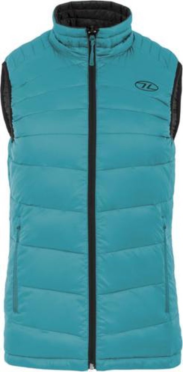 Highlander Highlander bodywarmer omkeerbaar Reversible Gilet dames - Turquoise - M