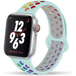 ShieldCase Apple Watch silicone sport+ band (lichtblauw kleurrijk)