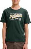 Jack & Jones Logo SS 2 Col Shirt Junior - Maat 140