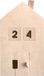 Artemio Adventskalender maison 15,5x25x4 cm