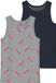 NAME IT NMMTANK TOP 2P GREY FIRETRUCK NOOS Maillot de corps garçon