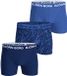 Bjorn Borg Björn Borg Cotton Stretch boxers - heren boxers normale lengte (3-pack) - blauw - print - donkerblauw