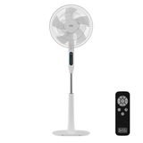 BLACK+DECKER - Statiefventilator 30W | 24 snelheden | modi Normaal, Natuurlijk en Nacht | timer 15 u | automatische oscillatie | verstelbare hoogte 118–138 cm | LED-display | stil | afstandsbediening