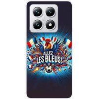 Allez les bleus Bedrukt siliconen hoesje compatibel met Xiaomi 14T Pro