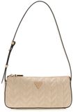 GUESS Stacey Mini Shoulder Bag Light Beige