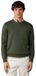 Hackett London Hm7000116 Pull à manches longues col rond en coton vert olive L Hommes
