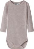 NAME IT - NBNWAX WOOL RIB LS BODY NOOS - Baby - Bodies - Violet Ice - Maat 86