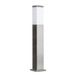 Mangel SU-MA Inox Vierkante tuinpaal, 65 cm, 1xE27, zilver, IP44, SS802-650