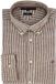 Tommy Hilfiger Linnen Shirt Bruin Witte Streep Regular Fit M