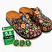 Goby Flower Pop Dames Clogs Vegan Handmade Maat 36