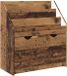 vidaXL Étagère à livres pour enfants - Vieux bois - 60 x 29,5 x 69 cm