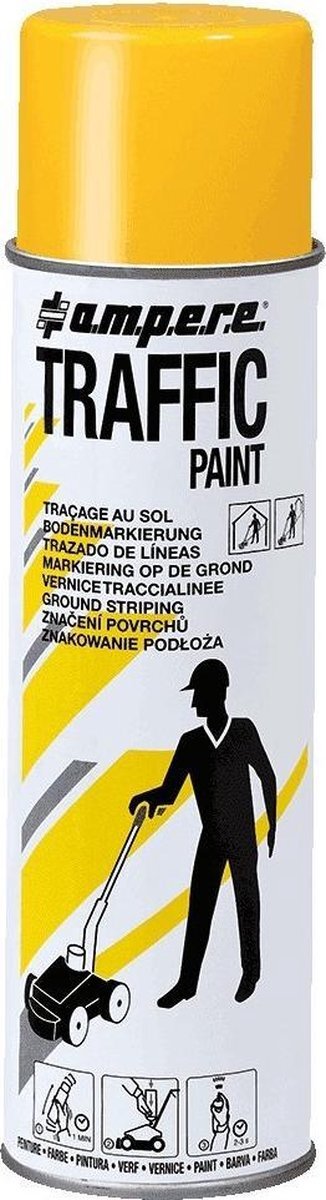 Ampere System Ampere Traffic paint markeerverf, geel, 500 ml