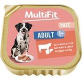 MultiFit MultiFit natvoer hond paté met rund en lever 36x300 g
