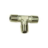 Riegler T-stuk, buiten/buiten/buiten, R 3/4, SW 25, messing vernikkeld