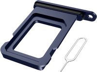 MMOBIEL Simkaart Houder Geschikt voor iPhone 17 Pro / 17 Pro Max – Sim Tray - Simkaarthouder Vervanging – Sim Card Tray - Incl. Sim Pin en Waterdichte Rubberen Ring - Diepblauw