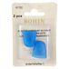 Bohin Bohin Blauw (Groot) Rubber Vingerhoed - 2 Stukken