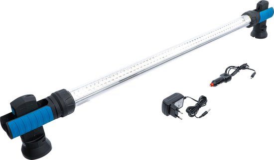 BGS technic LED motorkaplamp met accu - Blauw