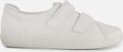 ECCO SOFT 2.0 - Lage sneakers - Vrouwen - Wit - Leer - Maat 37